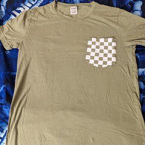 XS Army Green Pink Victoria Secret T Shirt